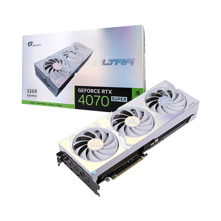 Card màn hình Colorful GeForce RTX 4070 SUPER Ultra White OC 12GB-V