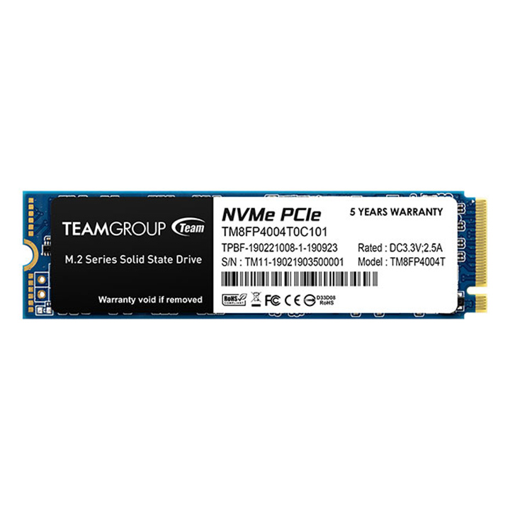 Ổ cứng SSD Team MP34 M.2 PCI-e Gen3.0 x4 with NVMe 1.3 -M key 4TB