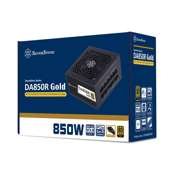 Nguồn máy tính SilverStone DA850R 850W 80 Plus Gold