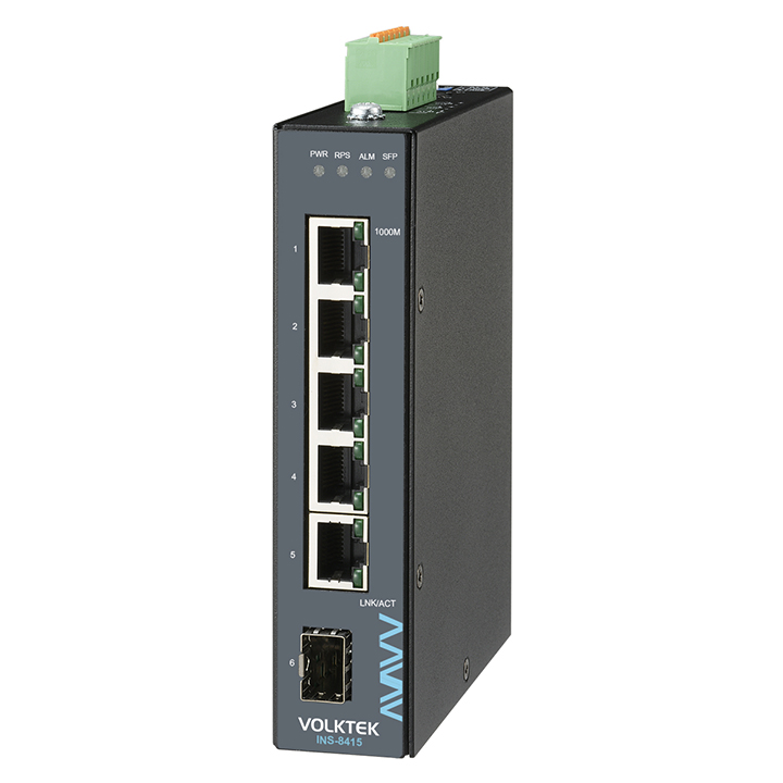 Bộ chuyển mạch công nghiệp VOLKTEK INS-8415 5-Port