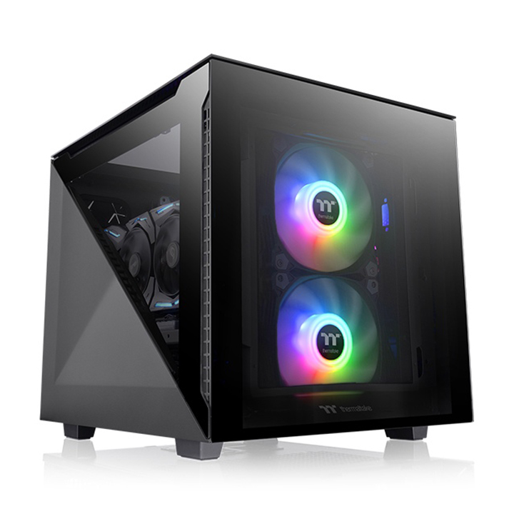 Vỏ case Thermaltake Divider 200 TG Black