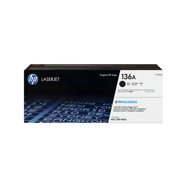 Mực in HP 136A Black Original LaserJet Toner Cartridge (W1360A)