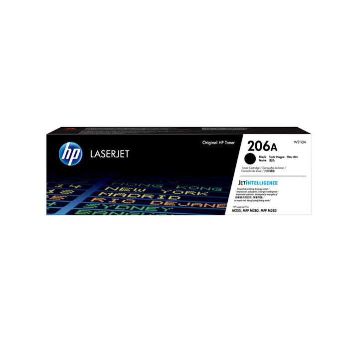 Mực in HP 206A Black Original Laser Toner Cartridge (W2110A)