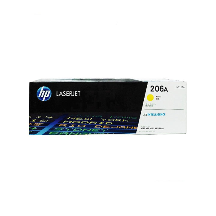 Mực in HP 206A Yellow Original Laser Toner Cartridge (W2112A)