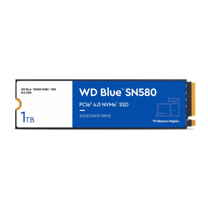 Ổ cứng SSD WD Blue SN580 1TB M2 NVMe PCIe Gen4x4 WDS100T3B0E