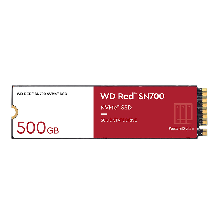 Ổ cứng SSD WD Red SN700 500GB NAS M.2 2280 S3-M NVMe PCIe Gen3 x4 WDS500G1R0C