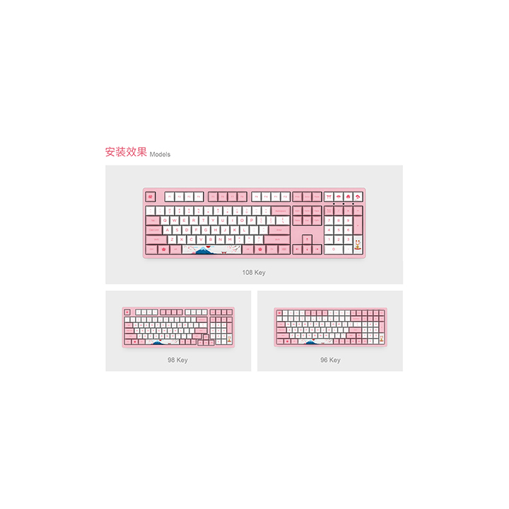 Set Keycap AKKO World Tour Tokyo PBT Sublimation DSA