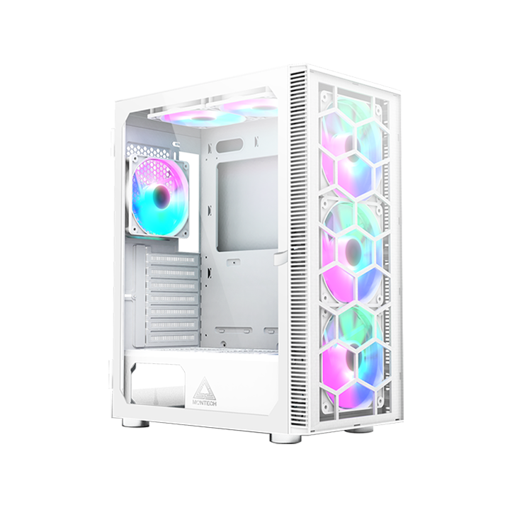 Case Montech X3 GLASS White