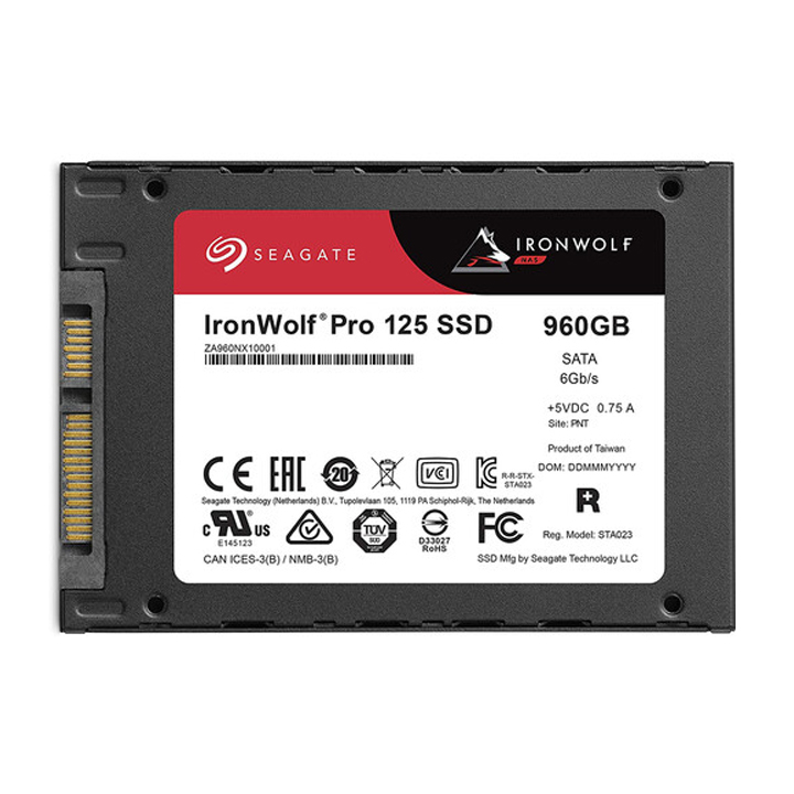 Ổ cứng SSD Seagate IronWolf Pro 125 960GB SATA III 2.5