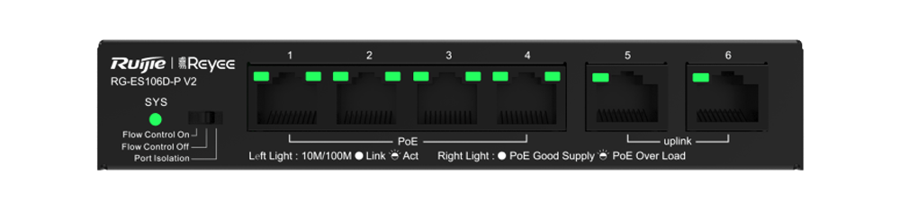 Ruijie RG-ES106D-P V2