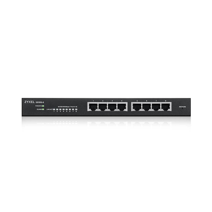 Smart Switch 8-port GbE Zyxel GS1915-8EP