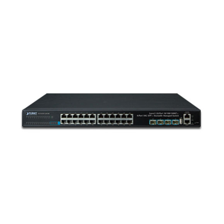 Managed Gigabit Switch Layer 3 24 Port GE + 4 Port SFP+ PLANET SGS-6341-24T4X