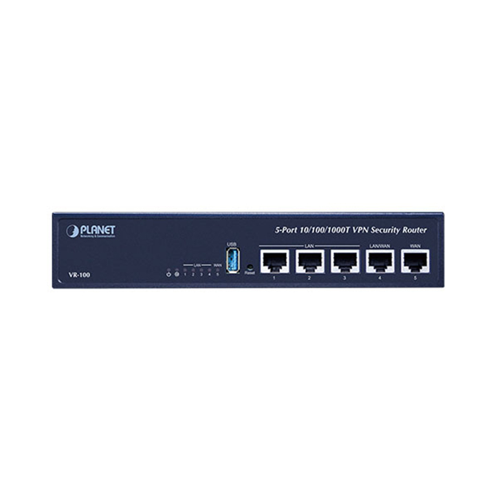 Router VPN Security 5 Port 10/100/1000T PLANET VR-100