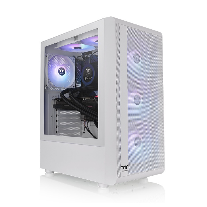 Case Thermaltake S200 TG ARGB Snow CA-1X2-00M6WN-00