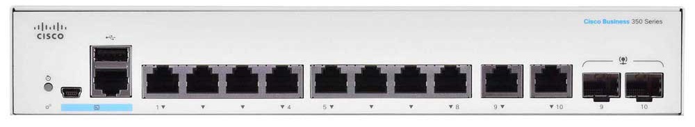 Switch Cisco CBS350-8T-E-2G-EU