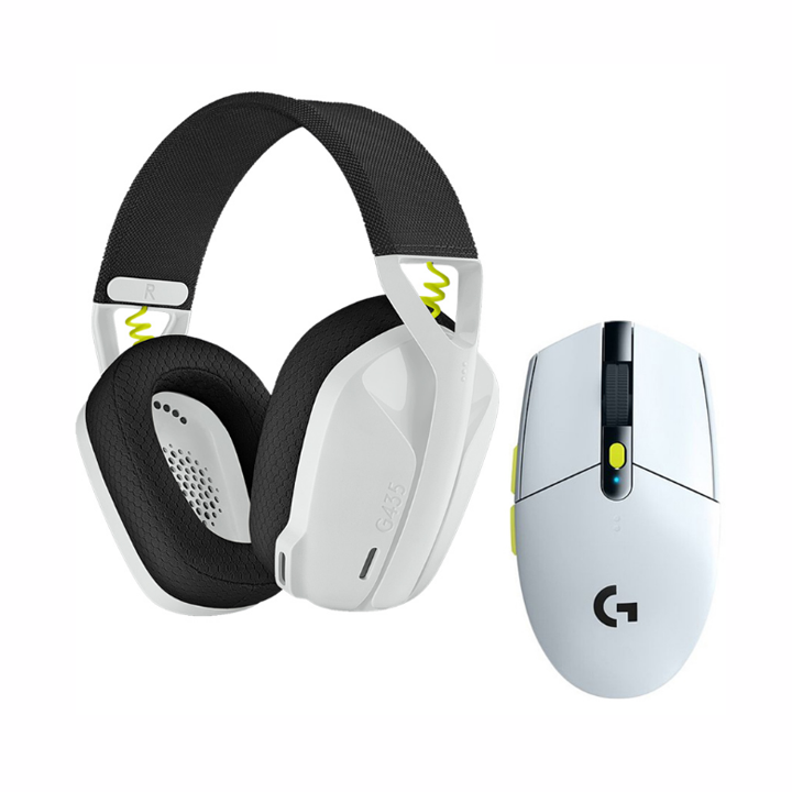 Combo tai nghe Logitech G435 và chuột G304 Wireless