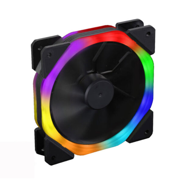 Quạt case Sama Halo Dual Ring Rainbow RGB