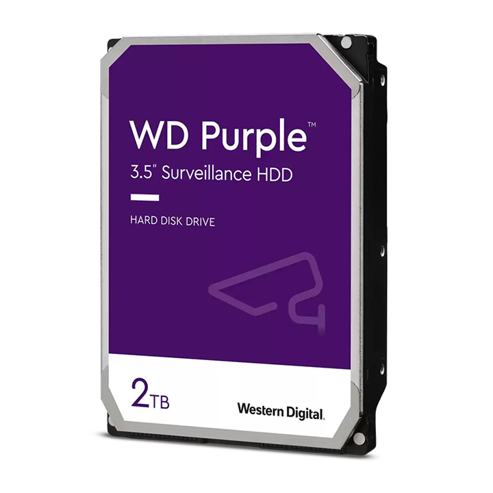 Ổ cứng HDD WD Purple 2TB 3.5″ SATA 3 WD22PURZ