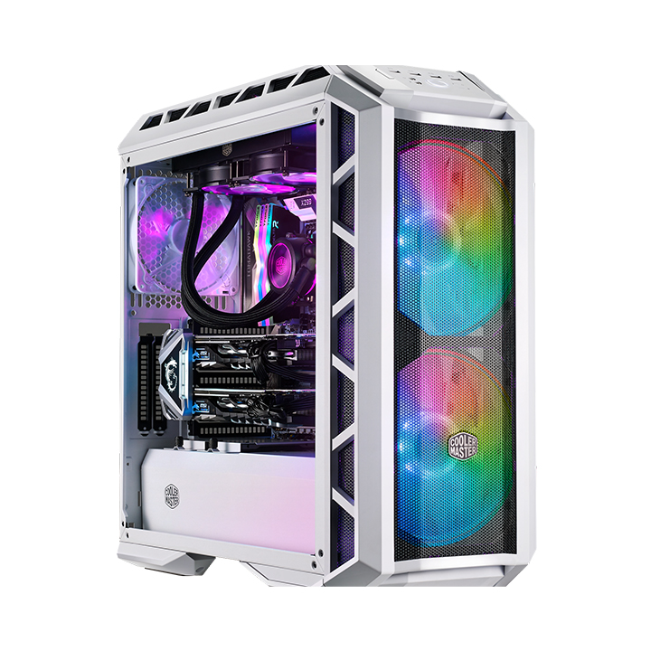 Case Cooler Master MasterCase H500P TG MESH WHITE ARGB