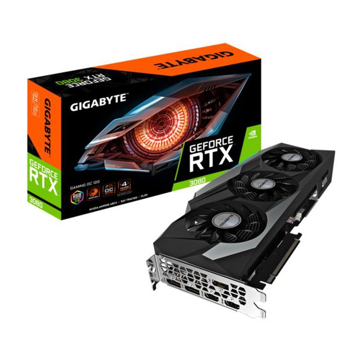 Card màn hình Gigabyte GeForce RTX™ 3080 GAMING OC 12G GV-N3080GAMING OC-12GD