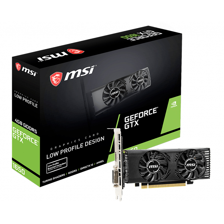 Card màn hình MSI GTX 1650 4GT LP