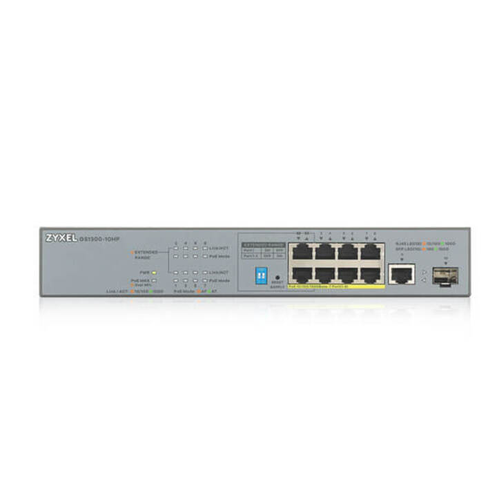 Unmanaged Gigabit Switch 8 Port ZYXEL GS1300-10HP