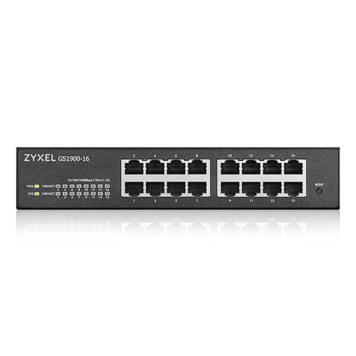 Smart Managed Gigabit Switch 16 Port ZYXEL GS1900-16