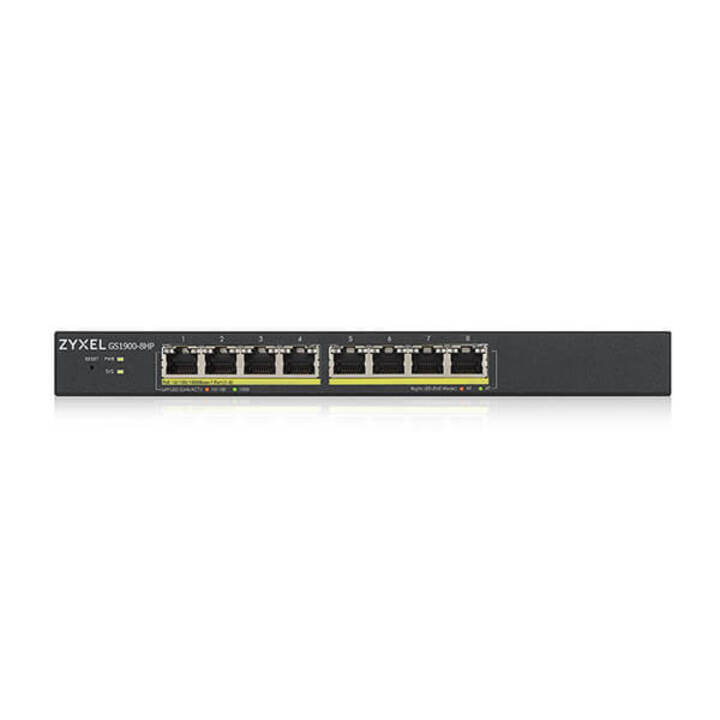 Smart Managed Gigabit Switch 8 Port POE ZYXEL GS1900-8HP