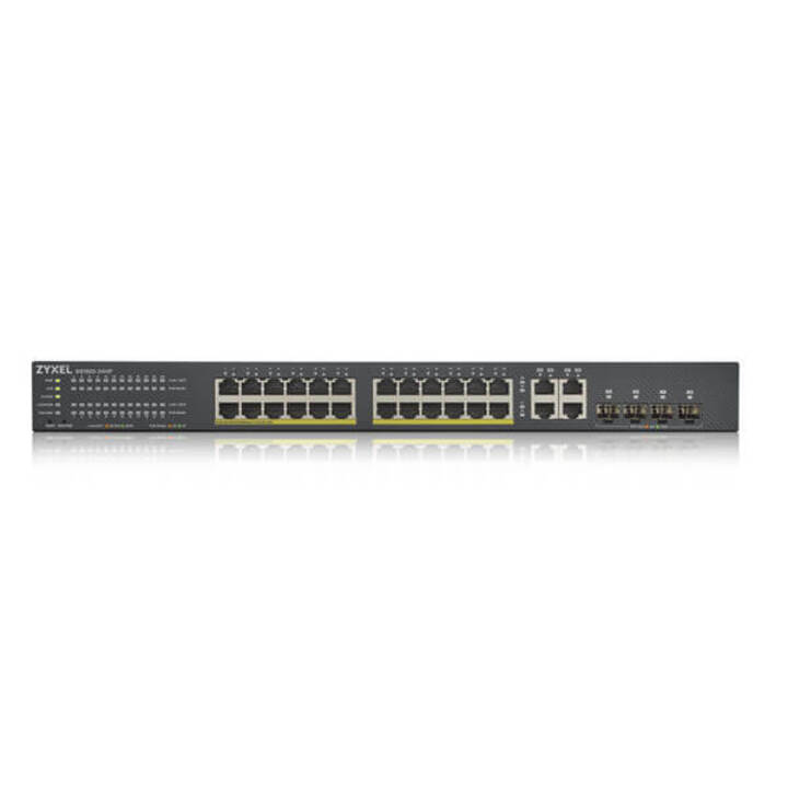 Smart Managed Gigabit Switch 24 Port POE ZYXEL GS192024HPv2