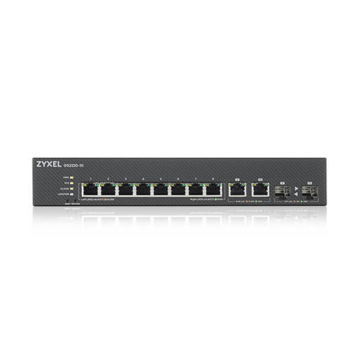 Managed Gigabit Switch L2 10 Port 2 SFP ZYXEL GS2220-10