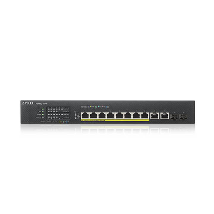 Multi-Gigabit Smart Managed Switch POE 10 Port 2 SFP+ ZYXEL XS1930-12HP