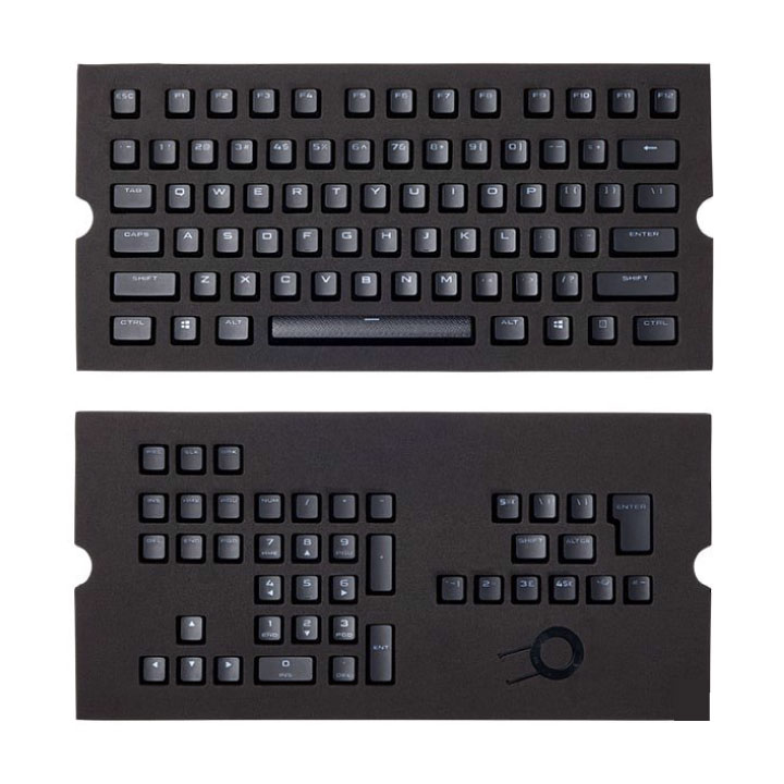 Bộ nút thay thế Corsair Keycap PBT Black 104/105 Keyset  Black CH-9000235-WW