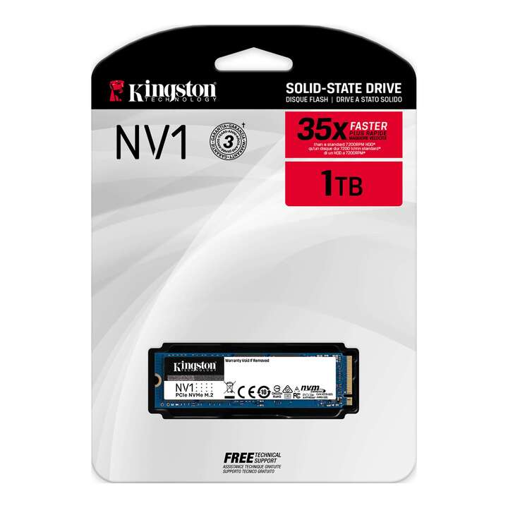 Ổ cứng SSD Kingston NV1 1TB M.2 2280 NVMe PCIe (SNVS/1000G)