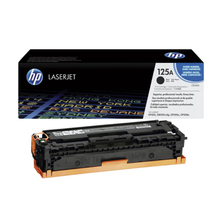 Mực in HP 125A Black LaserJet Toner Cartridge (CB540A)