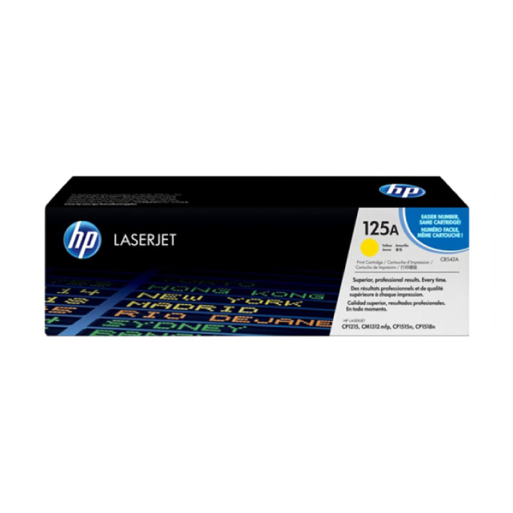 Mực in HP 125A Yellow LaserJet Toner Cartridge (CB542A)