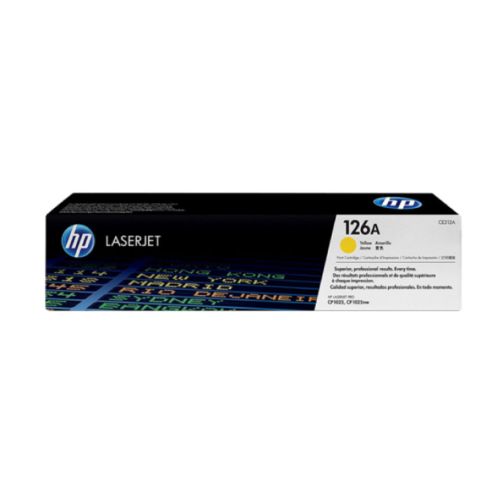 Mực in HP 126A Yellow Original LaserJet Toner Cartridge (CE312A)