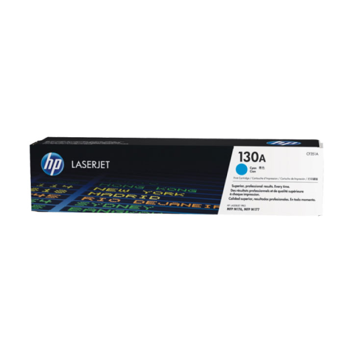 Mực in HP 130A Cyan Original LaserJet Toner Cartridge (CF351A)