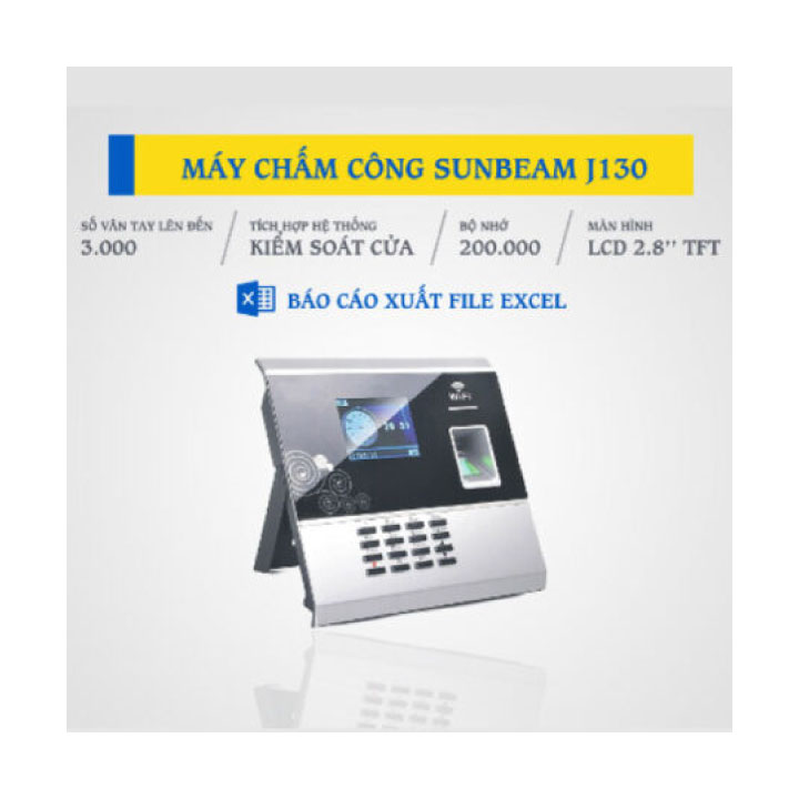 Máy chấm công Sunbeam J130