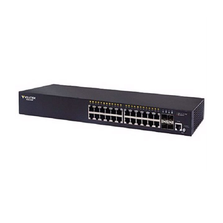 Full Layer 2 Managed Switch 24 Port Gigabit PoE VOLKTEK NSH-3428P