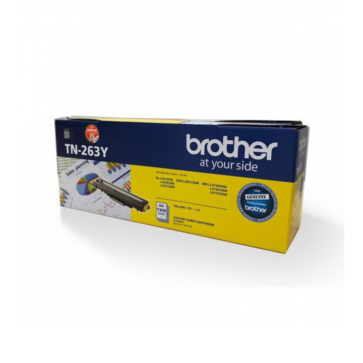 Mực in Brother TN 263 Yellow Toner Cartridge (TN-263Y)