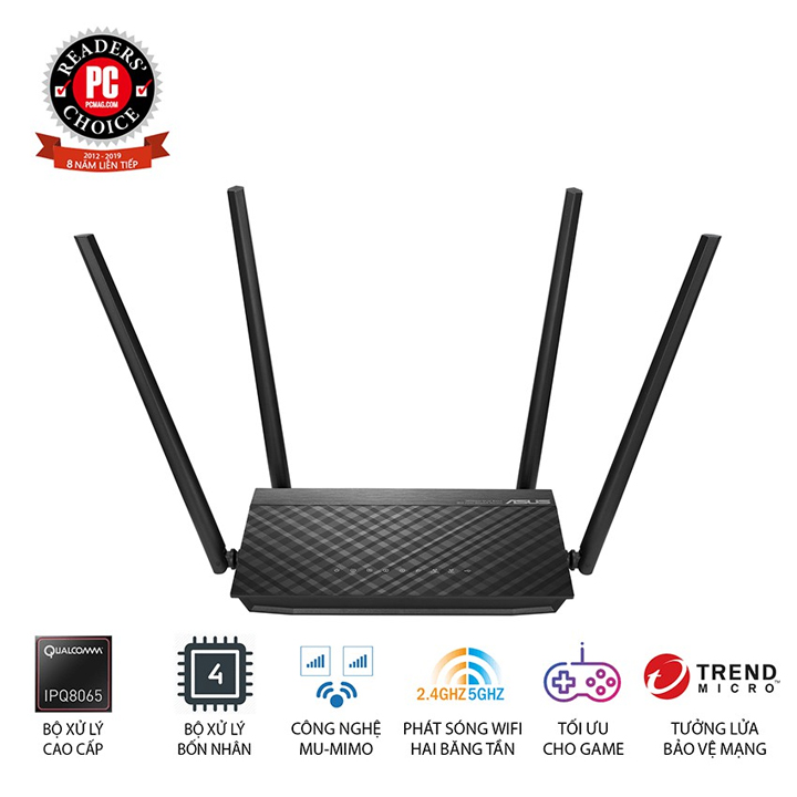 Router WiFi ASUS AC1500 MU-MIMO RT-AC1500UHP