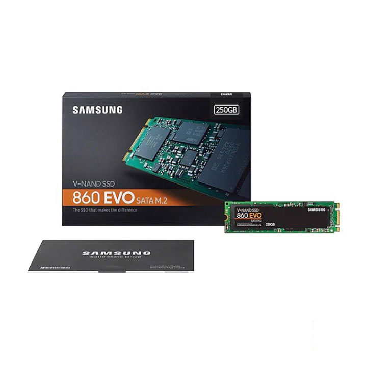 Ổ cứng SSD Samsung 860 Evo 250GB M.2 2280 SATA 3 - MZ-N6E250BW