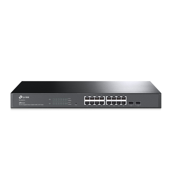 Smart JetStream Switch 16 Cổng Gigabit với 2 khe cắm SFP TP-Link TL-SG2218