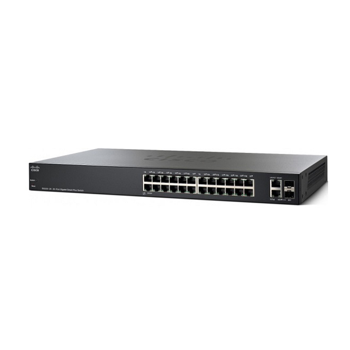 Smart Gigabit Switch POE Cisco 26 Port SG220-26P