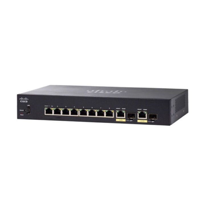 Managed Gigabit Switch POE Cisco 10 Port SG350-10P-K9