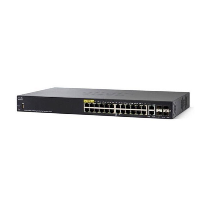 Managed Gigabit Switch POE Cisco 28 Port SG350-28P-K9