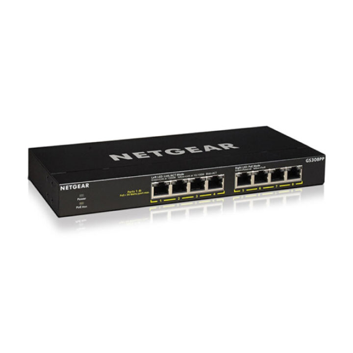 Gigabit Switch POE Netgear 8 Port GS308PP