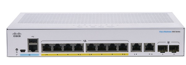 Switch Cisco CBS350-8P-E-2G-EU