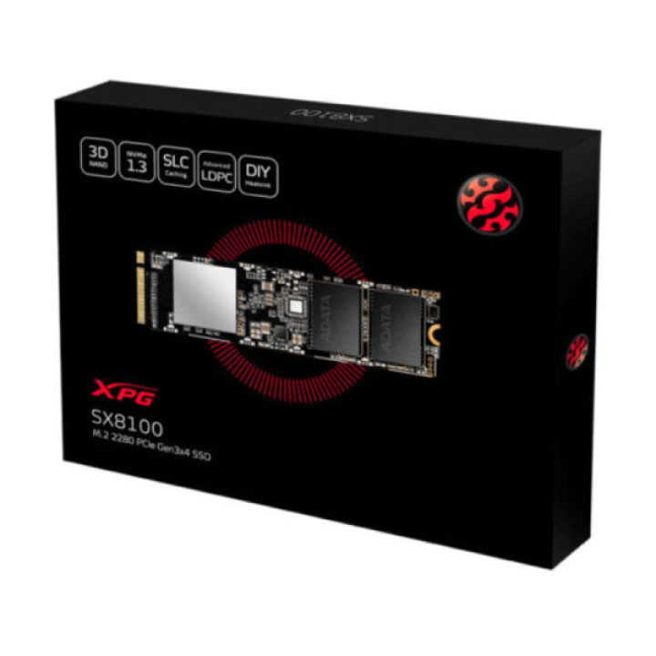 Ổ Cứng SSD Adata XPG SX8100 1TB M.2 2280 PCIe NVMe Gen3 x4 ASX8100NP-1TT-C