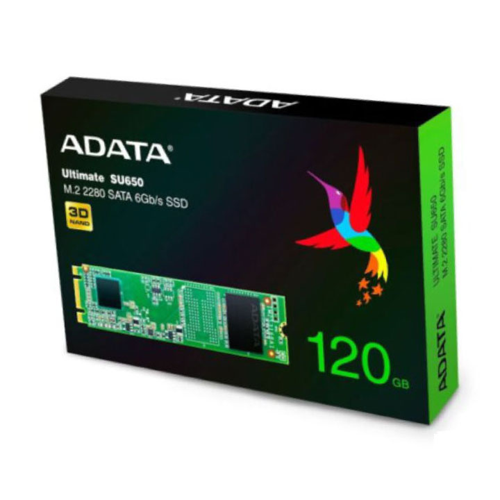 Ổ Cứng SSD Adata SU650NS38 120GB M.2 2280 SATA ASU650NS38-120GT-C